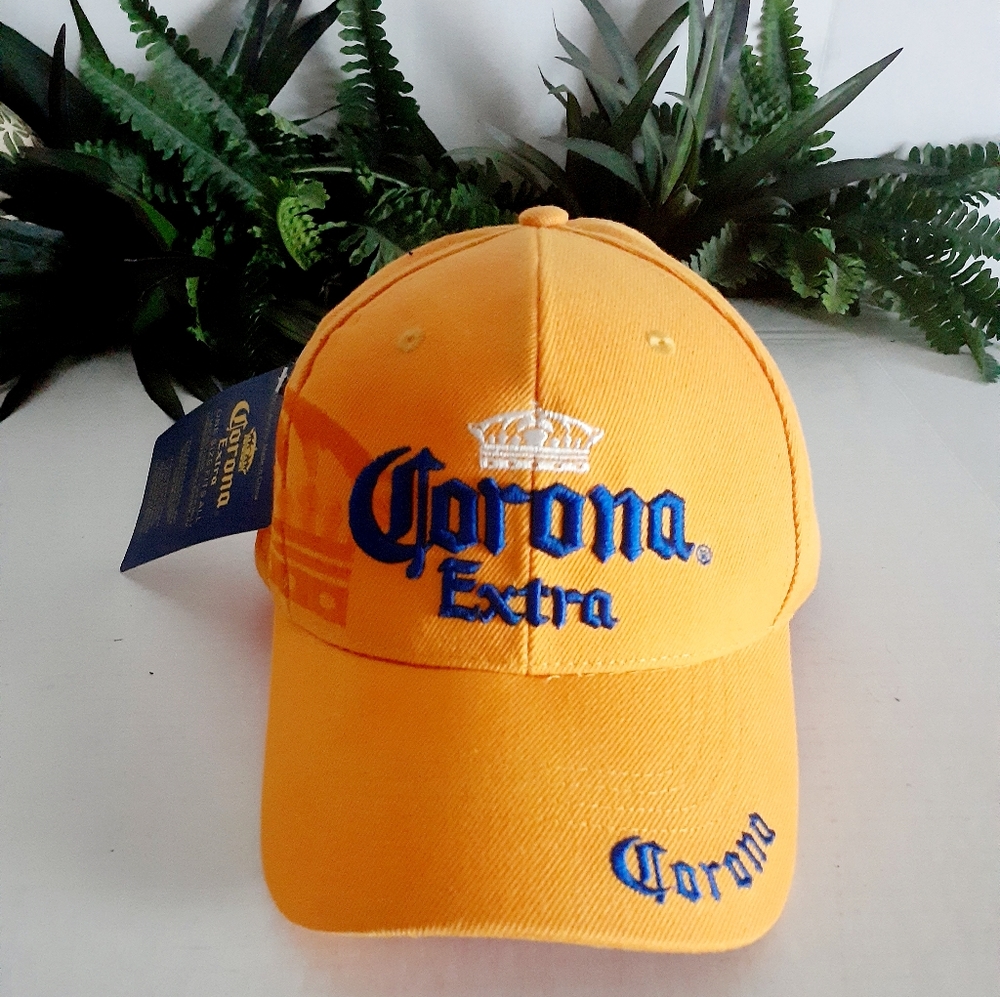 Corona Extra Yellow Blue Baseball Adjustable Cap